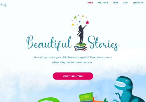 Beautiful Stories personalised Children's book