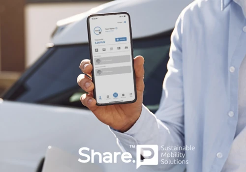 Share.P Mobile App - plug-and-play Parking System