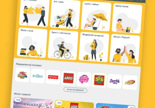 Online store with kid toys