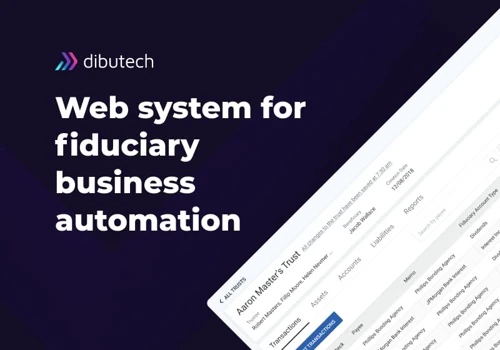 Web system for fiduciary business automation
