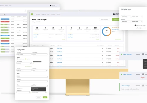 Developing software for automating payroll in UK