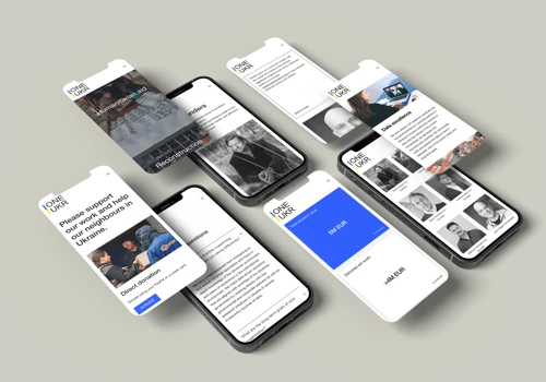 OneUkraine Non-Profit Organization Website