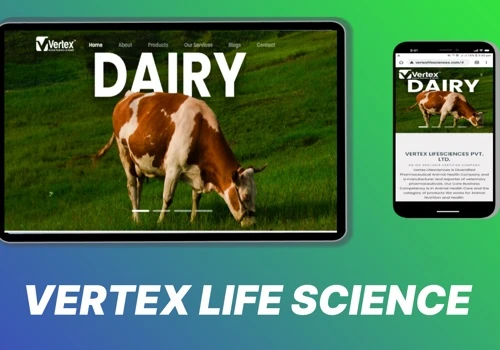 Web Development for Vertex Life Science