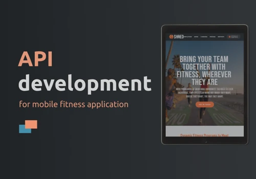 Mobile application API development