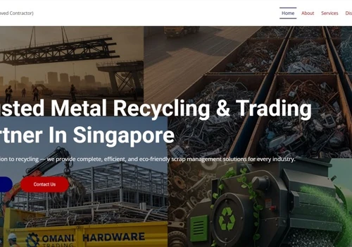 Omani Hardware Trading Pte Ltd Website Development