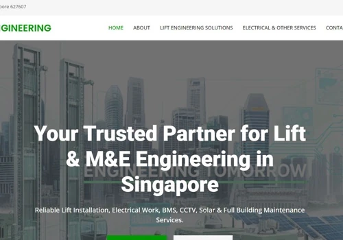 Best M&E Engineering Website Development