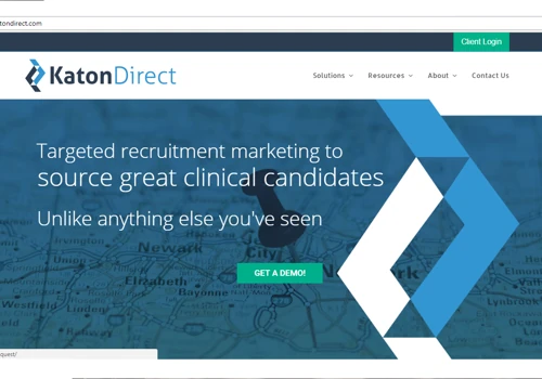 Healthcare recruitment website