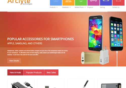 Magento Re-design - Arclyte