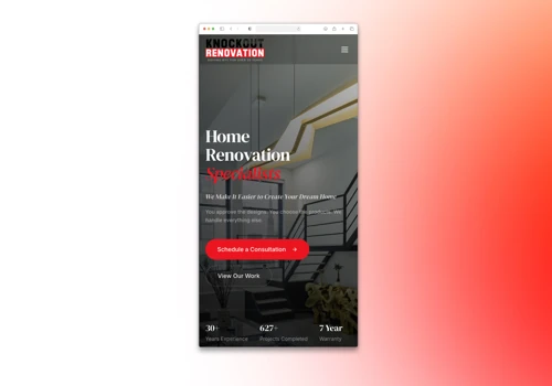 Knockout Renovation — Website Redesign + SEO & GEO