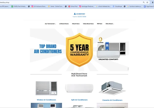 WEB DESIGNING OF ACE TECHNOMARK