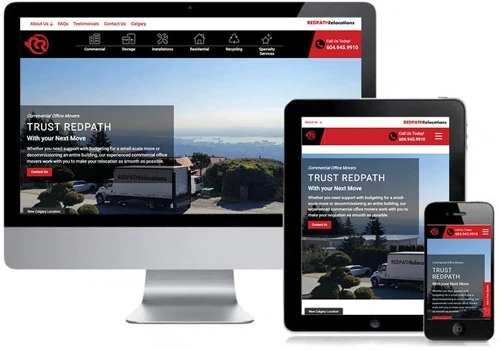Redpath Relocations - New Website