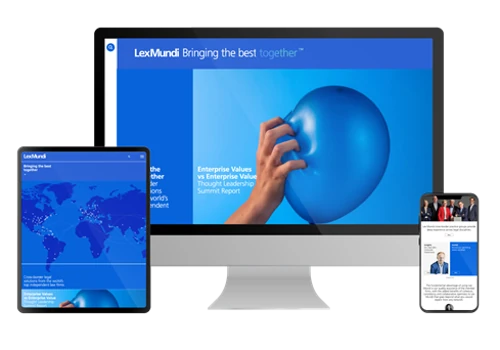 Interactive website for Global legal directory