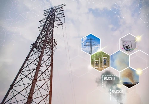 Monitoring of high voltage power lines