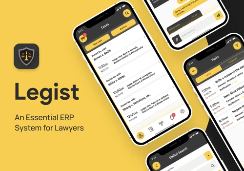 Lawyer Management (ERP, web & mobile apps)