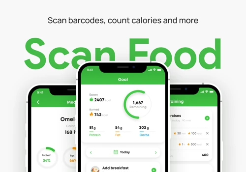 ScanFood - Diet Tracker and Food scanner