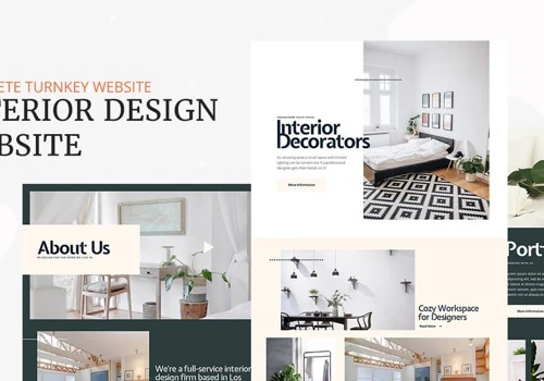 Interior decorator website