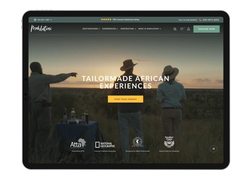 Mahlatini - Travel & Safari Website