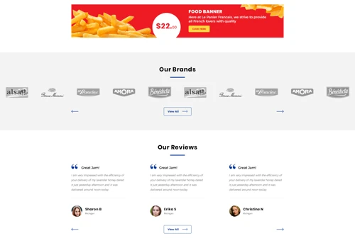 Redesign & Web development of the eCommerce website