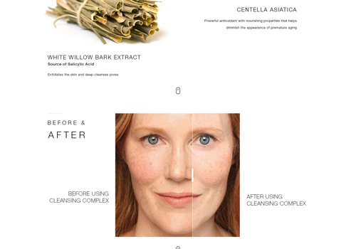Redesign of brand's website