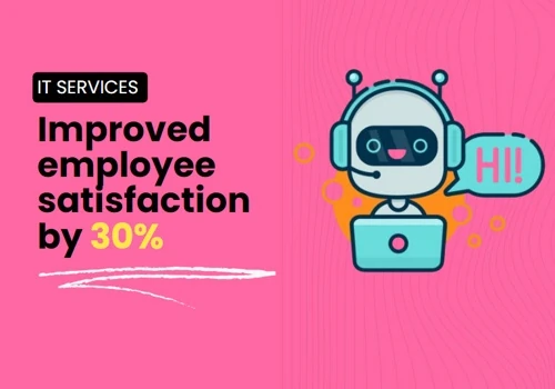 HR Bot boosted employee satisfaction scores by 30%