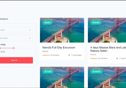 TOUR AGENCY APP