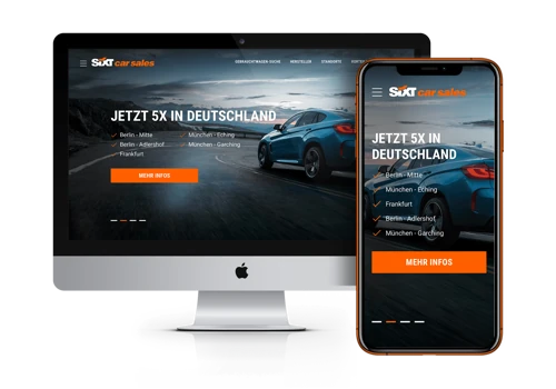 Redesign of SIXT Car Sales Website