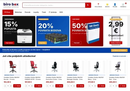 Birobox office supply webshop
