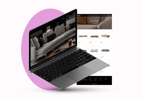 Website in the form of a products web catalogue