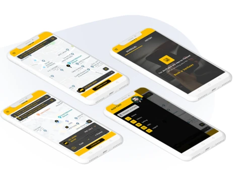 Taxi agency mobile app - London