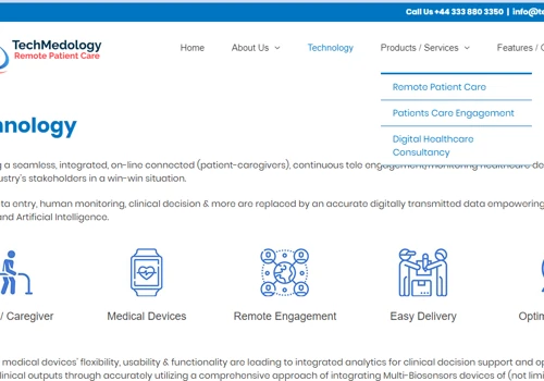Techmedology complete web-mobile app.
