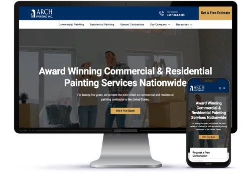 Nationwide Painting Company: WP Web Design & SEO