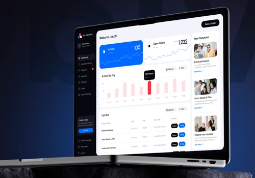 blv solutions UX/UI design web app