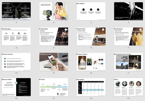 Investor pitch deck