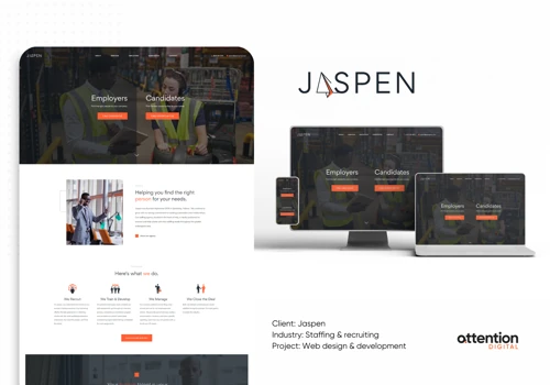 Jaspen: Logo, Web Design, & Marketing Strategy