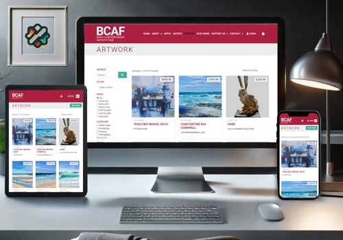 Art Fair Booking & E-commerce Website