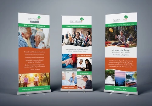 SouthCare Cremation & funeral Society Banner Designs