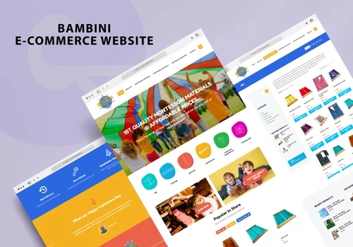 E-Commerce Website - Bambini Montessori