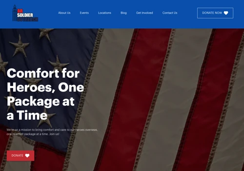 BR Soldier Outreach Website Redesign
