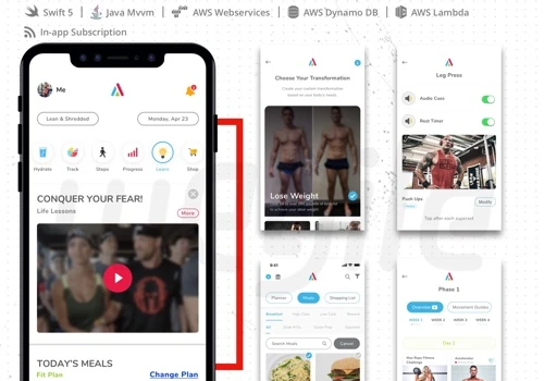 Transform App | Health & Fitness App | Workouts