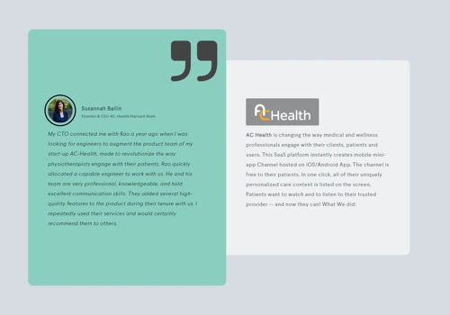 IT Staff Augmentation for AC-Health