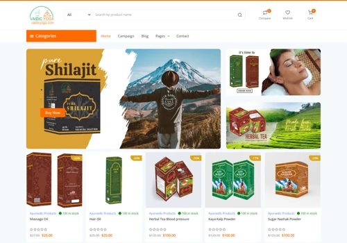 E-commerce website - Product Base