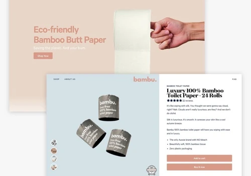 Shopify and UX design for Hey Bambu