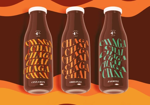 Chaga Chai Branding and Label Design