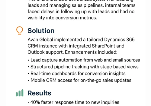 CRM Implementation for IT Services Firm