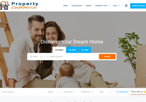 Property Cafeteria - A Real Estate Website