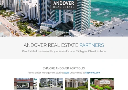 Andover Real Estate Partners - Real Estate Web Design, SEO & Marketing
