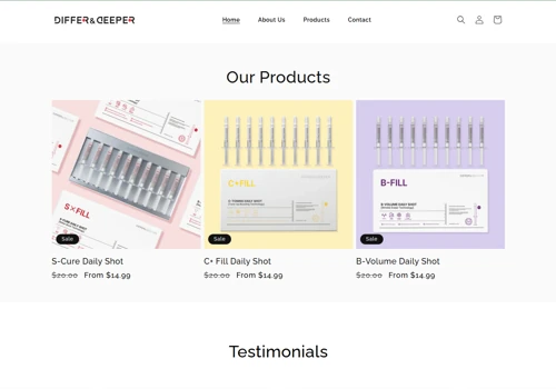 Shopify Ecommerce Website