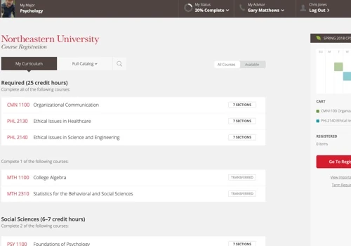 Northeastern - Graduate Registration