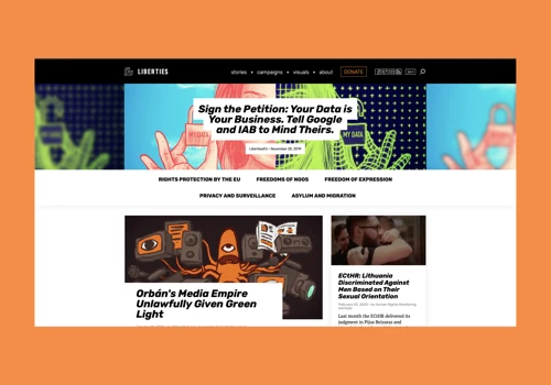 Multilingual Custom Platform for The Civil Liberties Union for Europe
