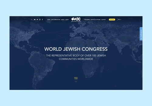 System of Web Applications for The World Jewish Congress